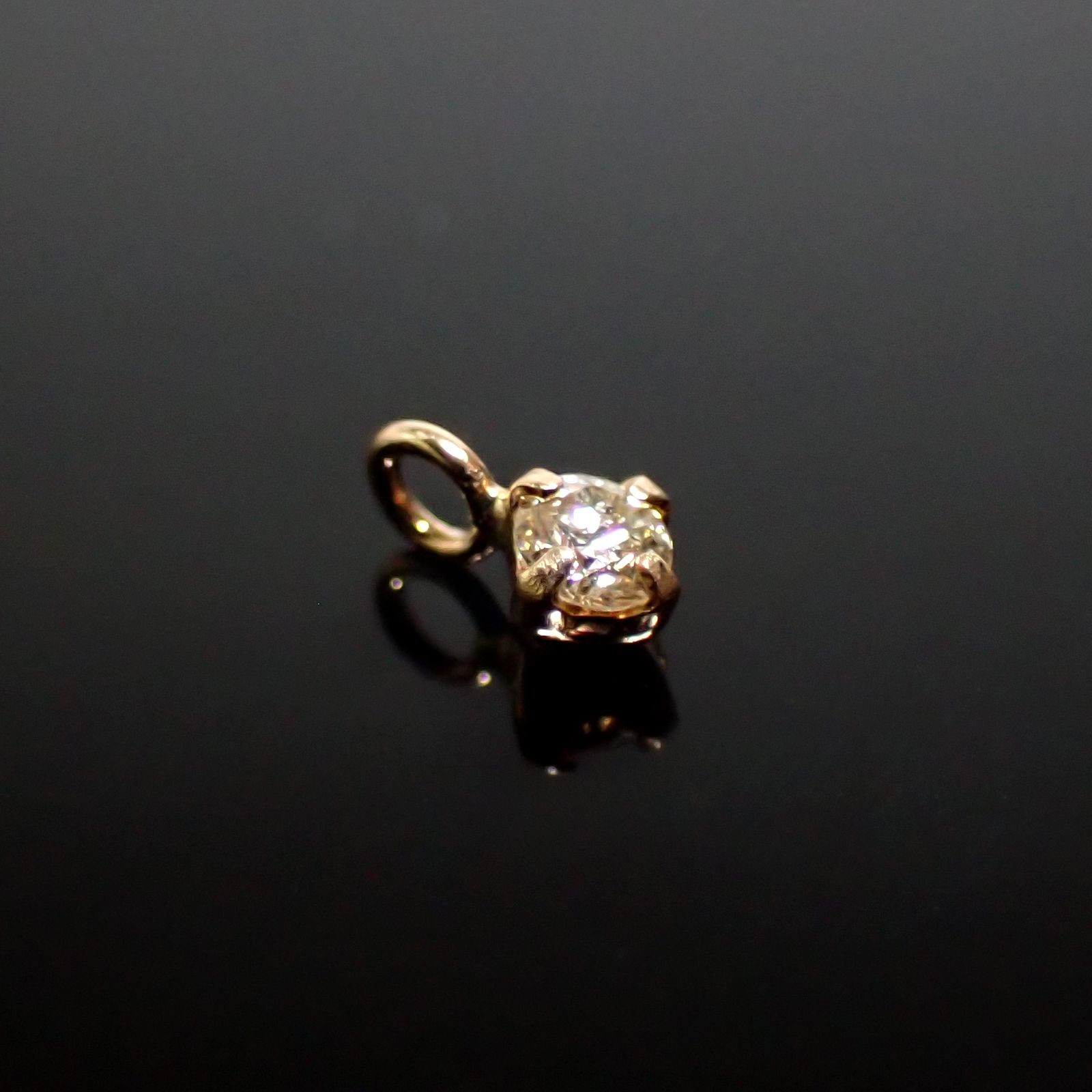 ◇K18 Petit（プティ）◇ 誕生石 | 選べる一粒石ジュエリー 2mm