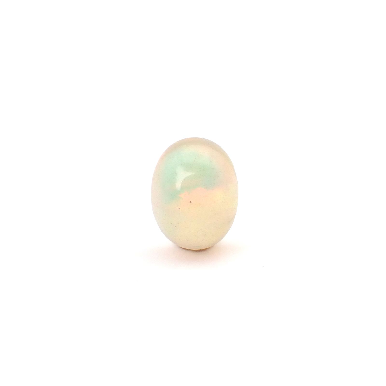 エチオピアオパール(宝石名オパール)エチオピア産 ソ付(彩珠) 1.647ct / 8.8x6.9mm前後 [260722912]