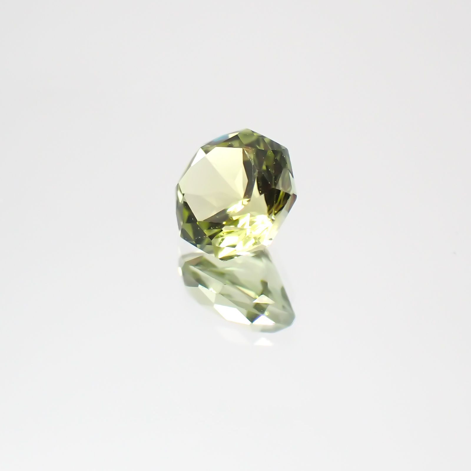 ◇オクタゴンカット◇イエロートルマリン SA(宝石名トルマリン)ブラジル産 0.56ct 識別済[231124205]5.1x5.1mm前後