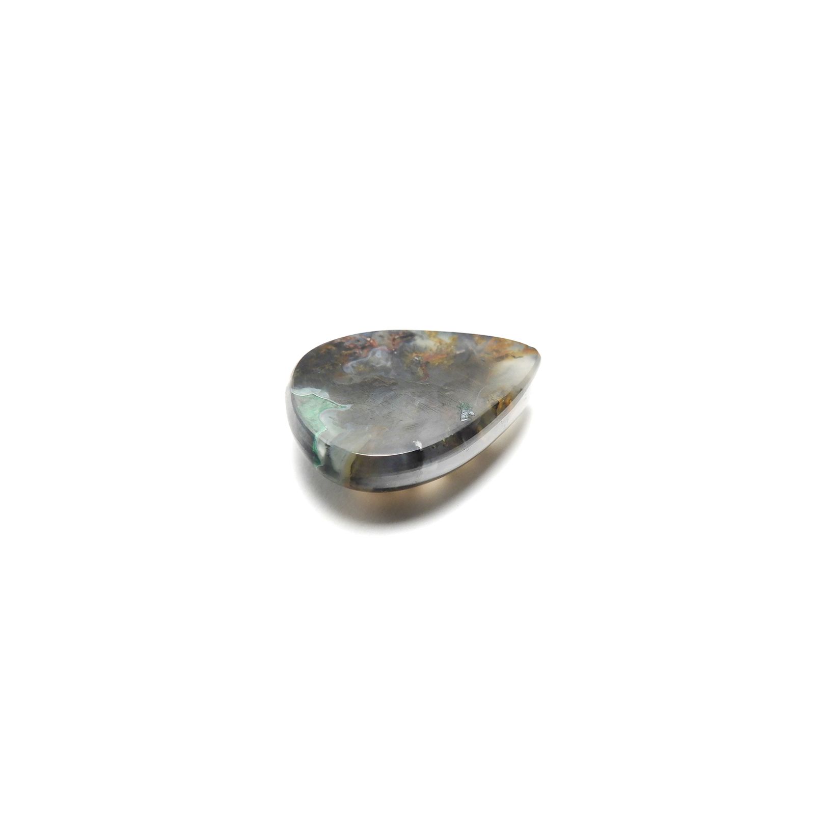 コッパークリソコラインカルセドニー インドネシア産 7.93ct[240125548]16.5x12.2mm前後