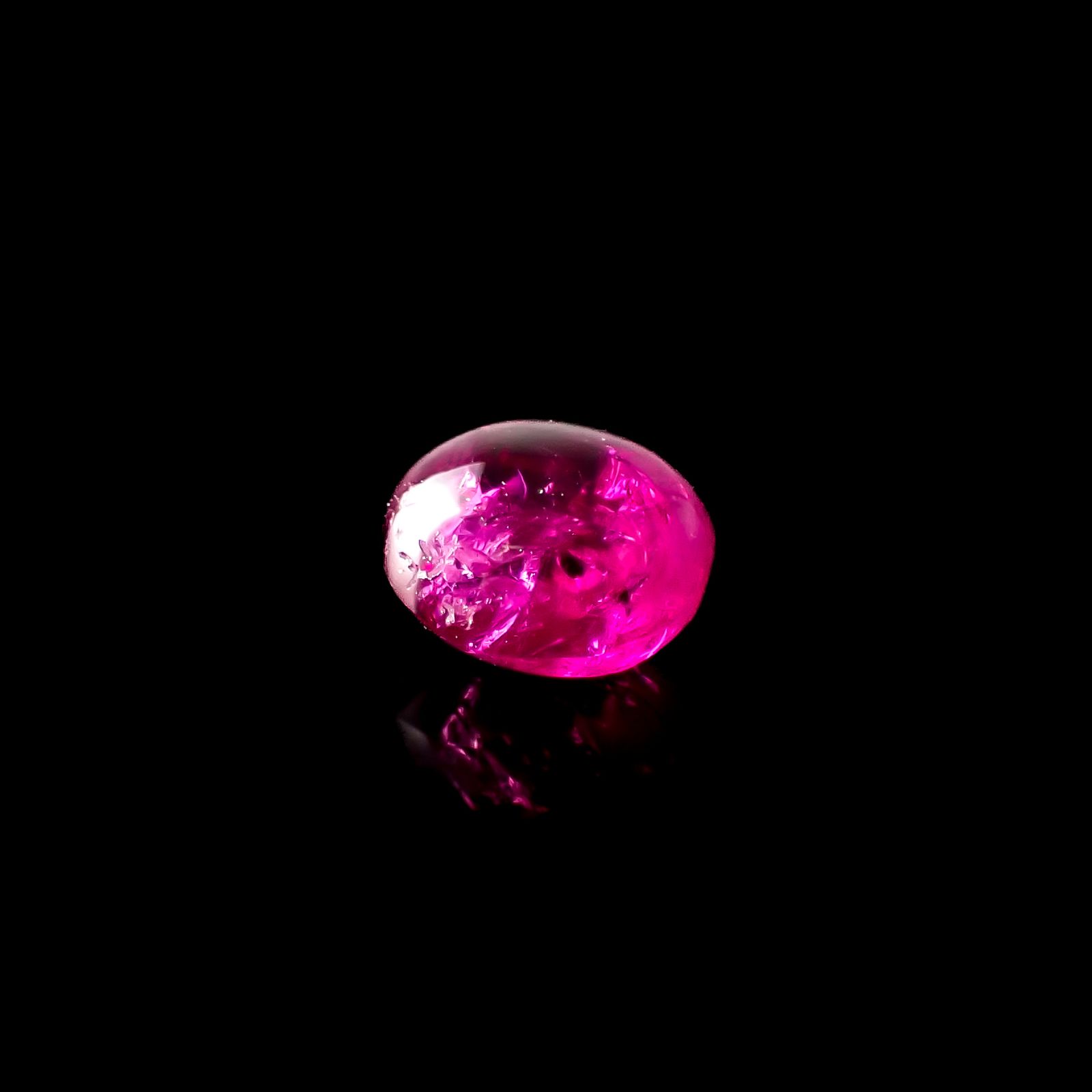 ルビー 非加熱 ビルマ産 0.70ct[240628064]5x4.1mm前後