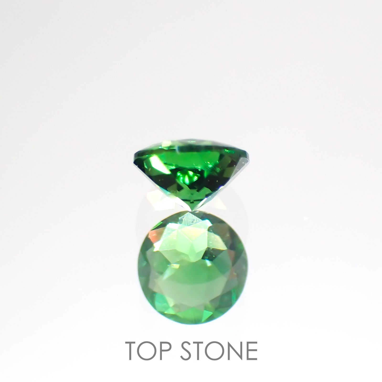 クロムトルマリン タンザニア産 0.18ct[220114167]3.6x3.6mm前後