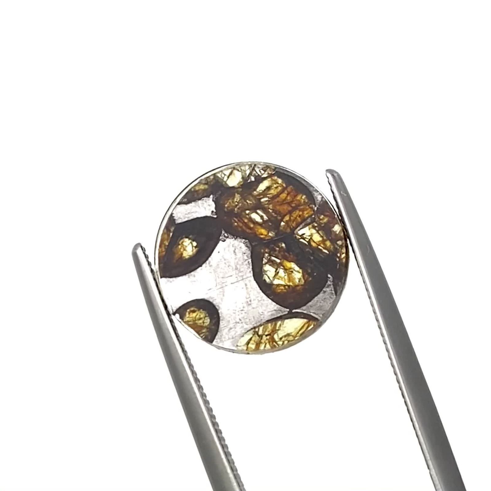 パラサイト隕石Sericho トリプレット 発見地:ケニア 3.53ct / 12.1x12
