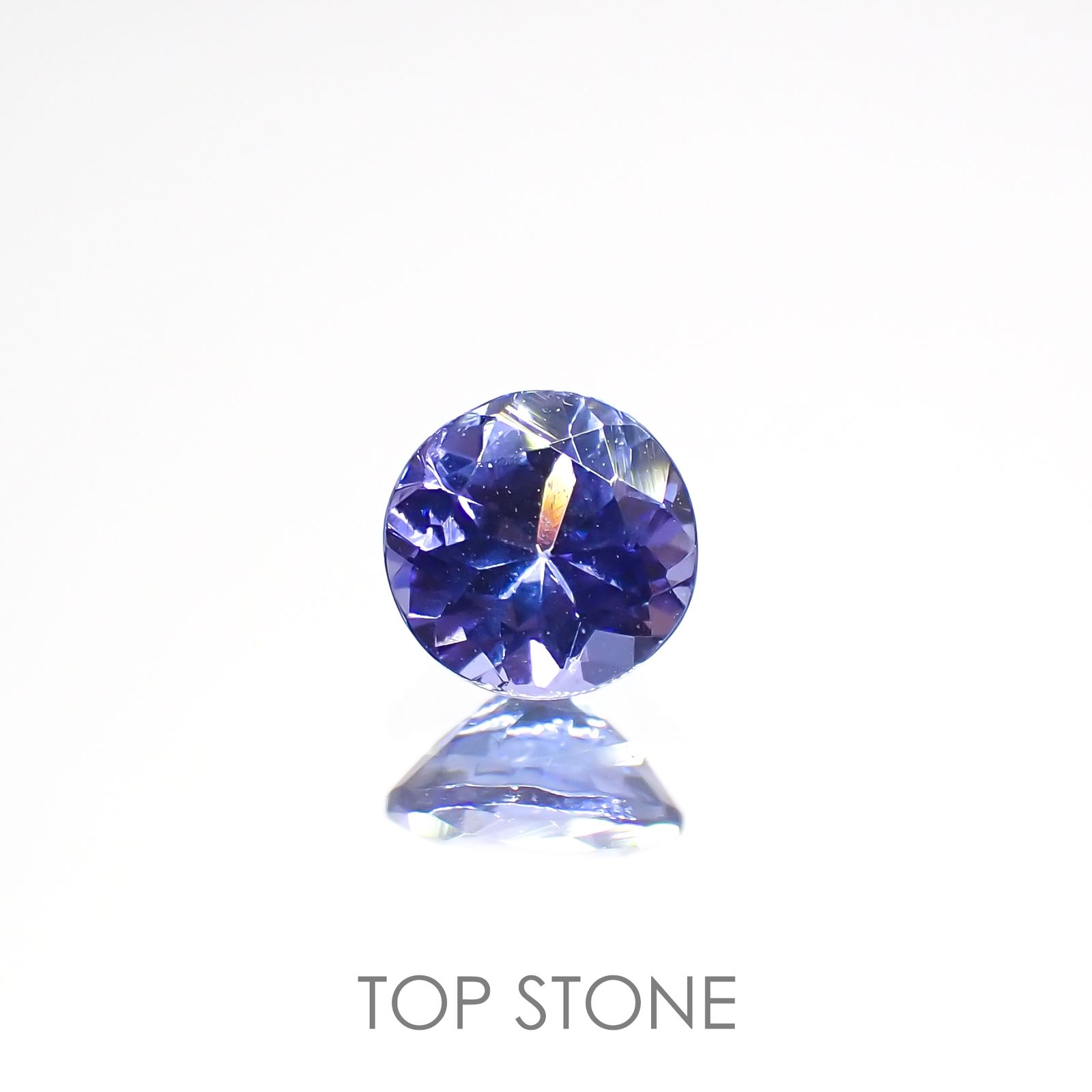 タンザナイト(宝石名タンザナイト)タンザニア産 0.46ct 識別済[220516045]5x4.9mm前後