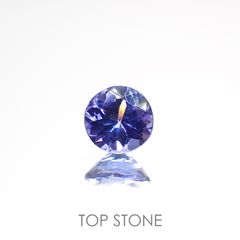タンザナイト(宝石名タンザナイト)タンザニア産 0.46ct 識別済[220516045]5x4.9mm前後