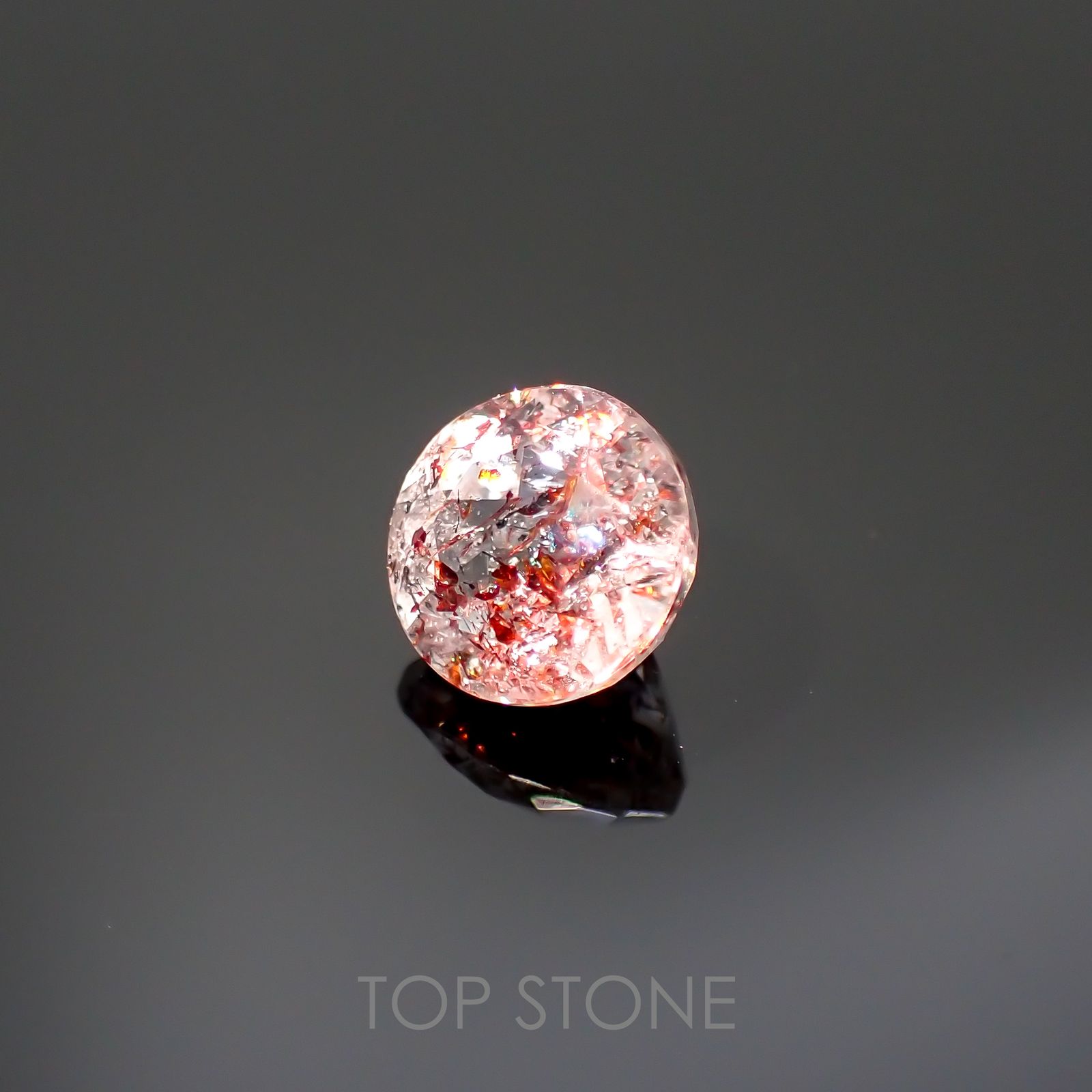 ファイヤークォーツ ナイジェリア産 1.21ct[220114739]6.6x6.6mm前後