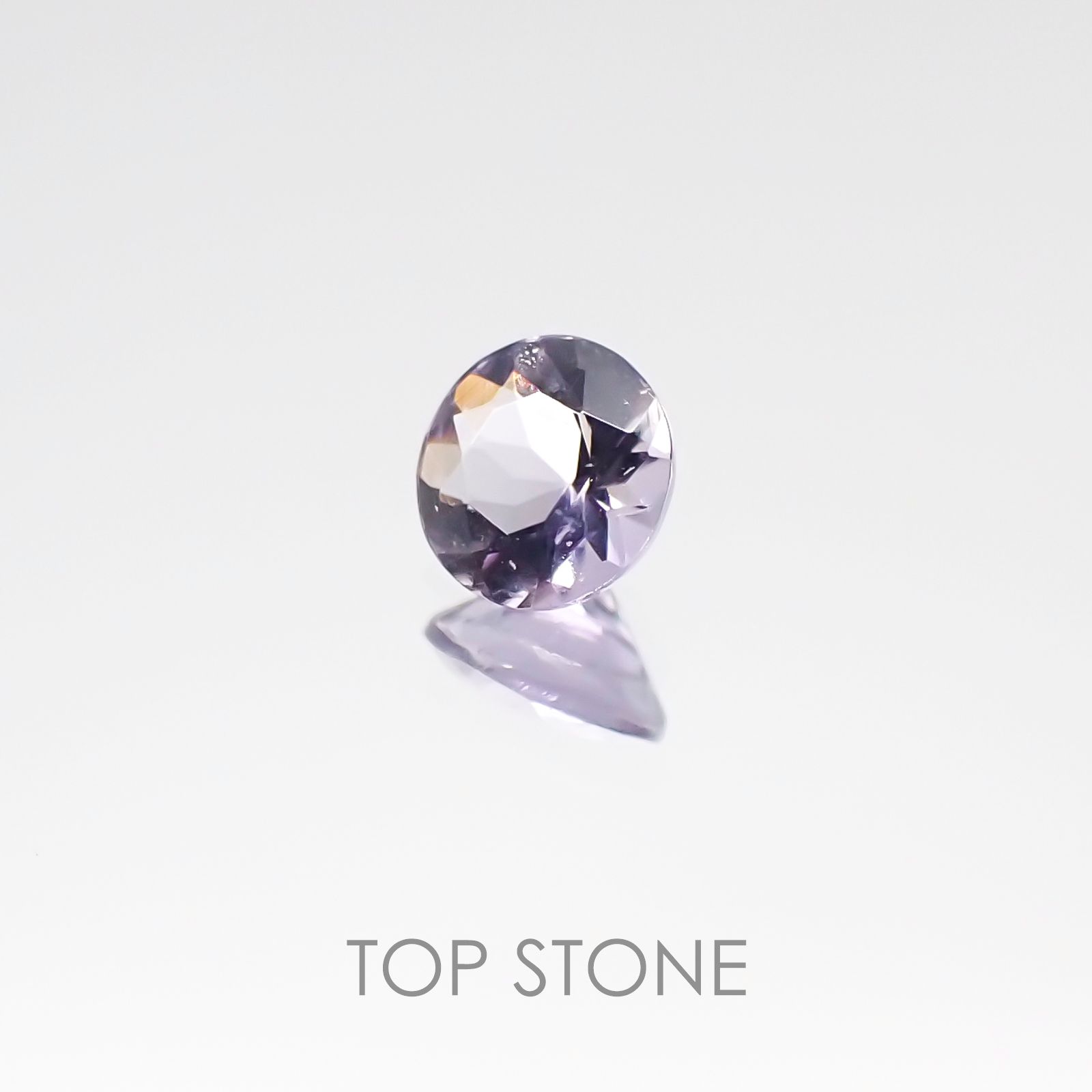 マリアライト(宝石名パープル・スキャポライト) スリランカ産 0.19ct 識別済[20106661]3.9×3.9mm前後