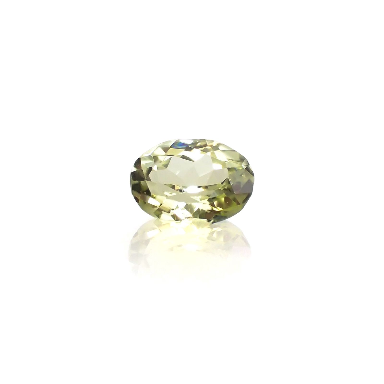 シリマナイト(宝石名シリマナイト) インド産 識別済 1.24ct / 7.9x6mm前後 [210810683]