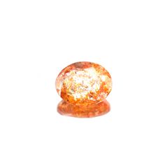 イリュージョンサンストーン(宝石名フェルドスパー) タンザニア産 1.46ct 識別済[250812301]9×7.3mm前後