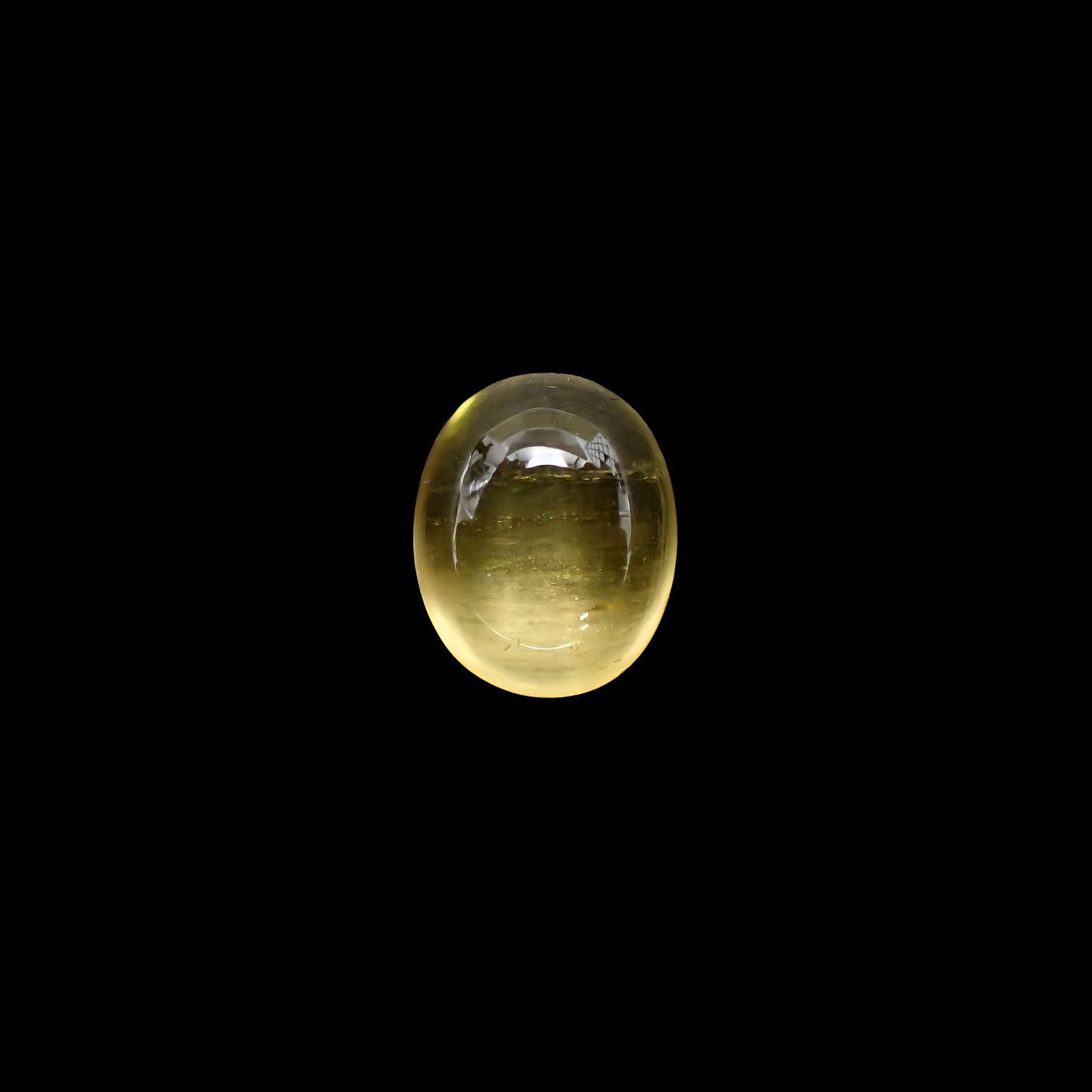 イエローベリルキャッツアイ(宝石名イエロー・ベリル キャッツアイ)ブラジル産 2.92ct 識別済[220917884]10.1x8.1mm前後