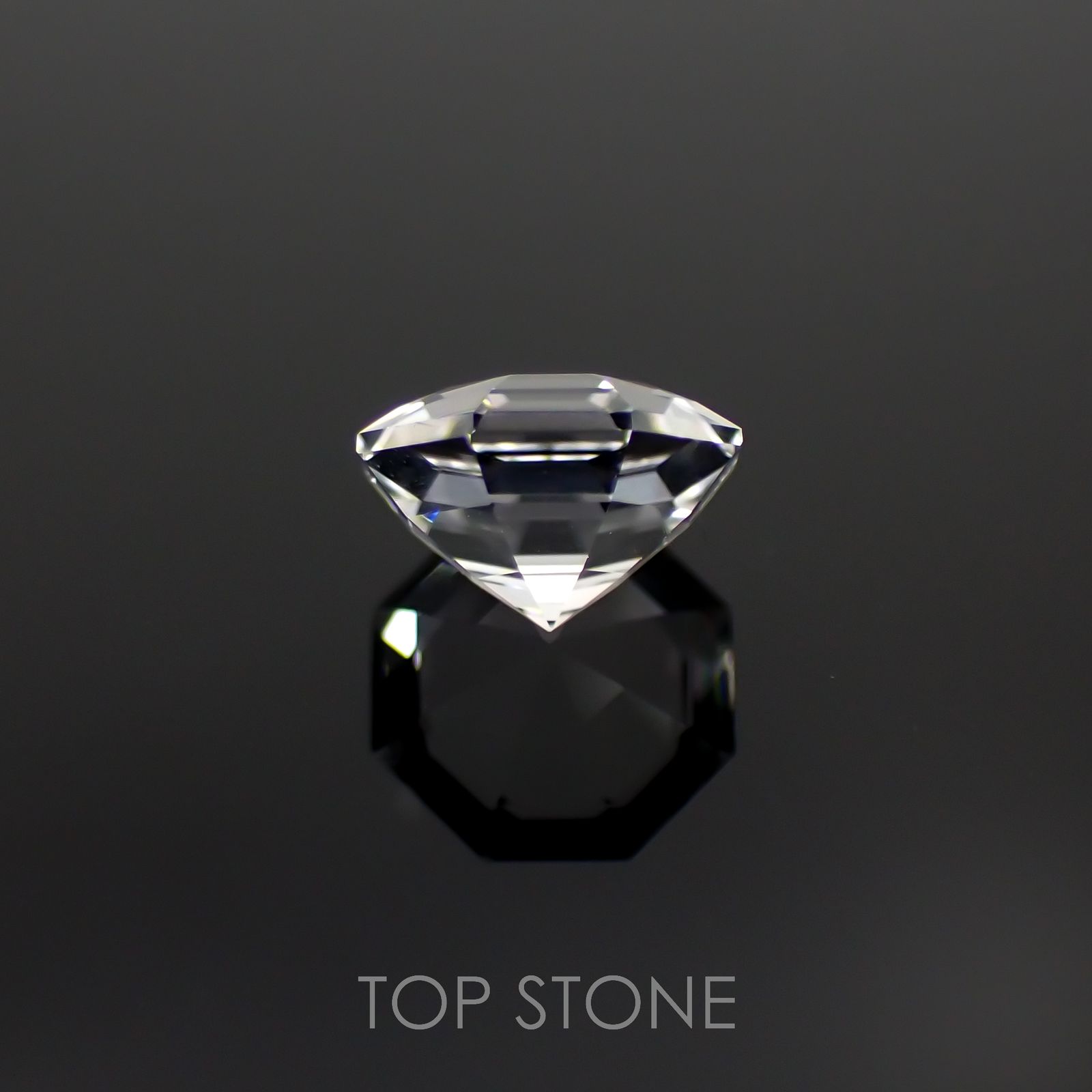 ◇オクタゴンカット◇レムリアンシードクリスタル(保証シール付き) ブラジル産 0.79ct[221018290]6x5.9mm前後