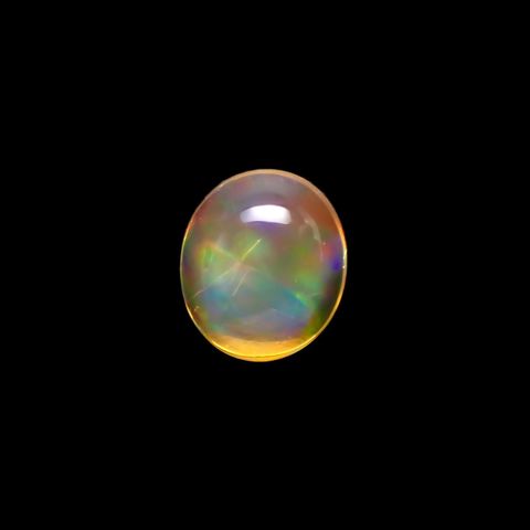 メキシコオパール(宝石名オパール)メキシコ産 0.44ct 識別済[231023920]5.7x4.9mm前後