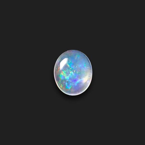 ウォーターオパール メキシコ産 0.40ct[240929084]6.9x5.5mm前後