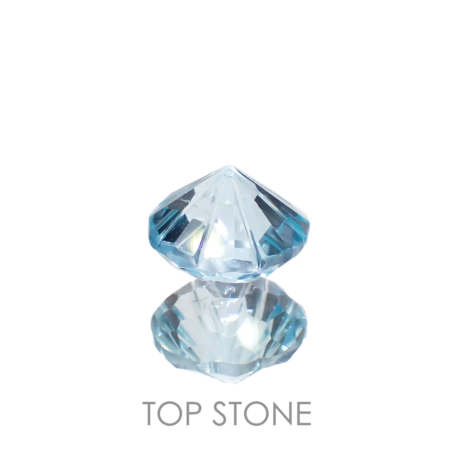 ◇カスタムカット◇ブルートパーズ ブラジル産 1.73ct[221219356]7x7mm前後