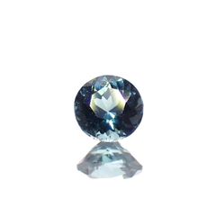 ブルートルマリン(宝石名トルマリン)アフガニスタン産 0.18ct 識別済[230321084]3.5x3.5mm前後
