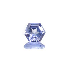 ◇ヘキサゴンカット◇サファイア(宝石名サファイア) マダガスカル産 識別済 0.27ct / 3.6x3.6mm前後 [260811055]