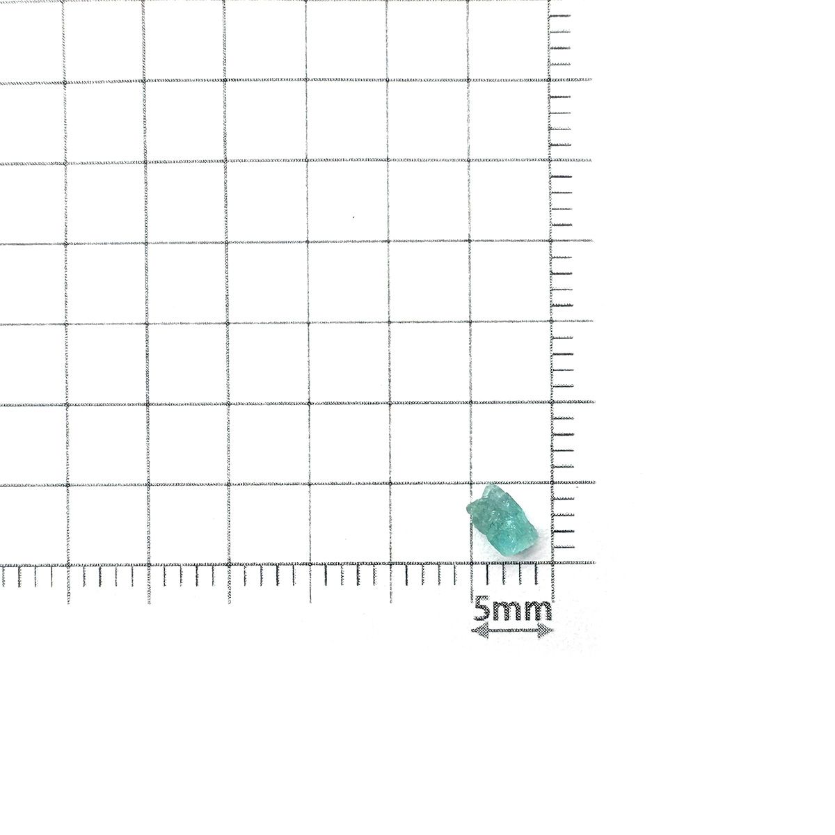 パライバトルマリン 原石 ブラジル・パライバ州バターリャ鉱山産 0.23ct[240326998]4.4x2.5mm前後