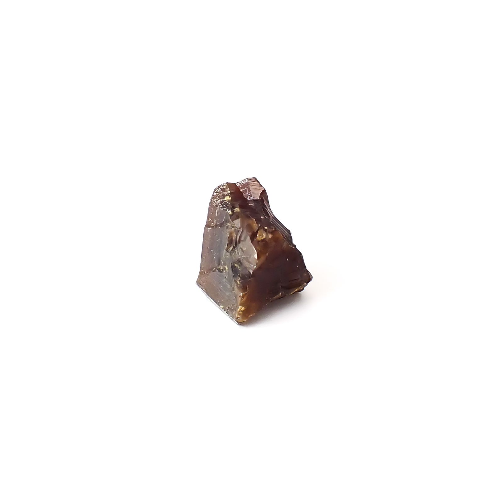 レインボーガーネット原石2個セット 日本・奈良県産 16.15ct(2pcs合計) / 12.8-13.5x6.6-10.5mm前後 [260432078]