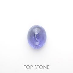 バイカラータンザナイト(宝石名バイカラー・ゾイサイト) タンザニア産 3.82ct 識別済[210912240]9.9×7.9mm前後