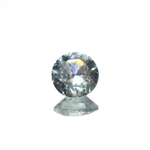 モンタナサファイア(宝石名サファイア)アメリカ・モンタナ州産 0.39ct 識別済[221219530]4.3x4.3mm前後