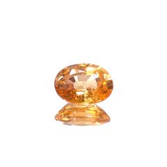 スペサルティンガーネット マンダリンオレンジカラー(宝石名ガーネット)ナイジェリア産 1.05ct 識別済[230923389]6.8x5mm前後