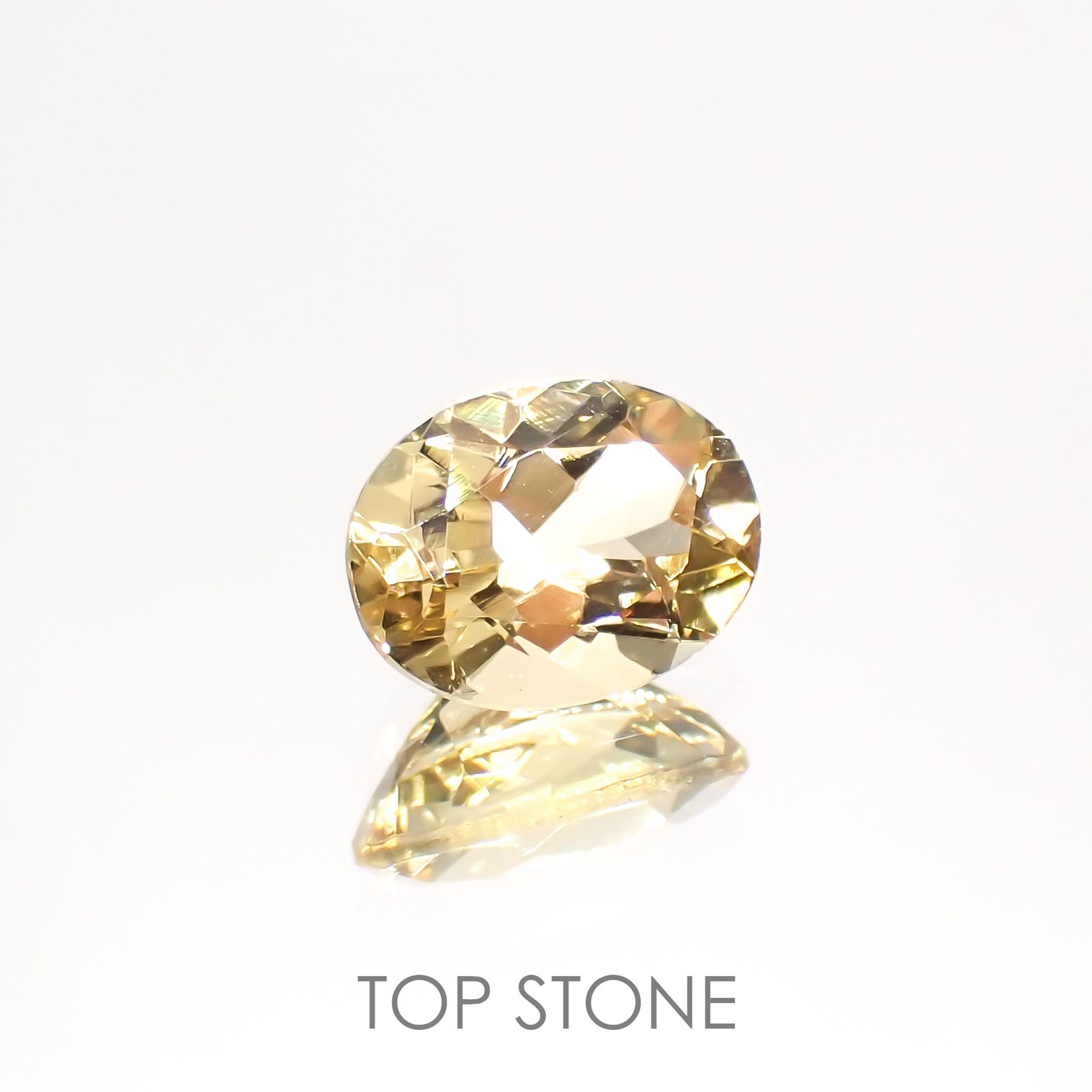 イエローベリル(宝石名イエロー・ベリル)ブラジル産 1.15ct 識別済[211113654]8x6.1mm前後