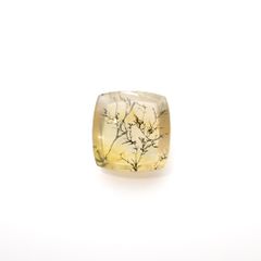 デンドリチッククォーツ ブラジル産 8.97ct[230321078]13.8x13.4mm前後