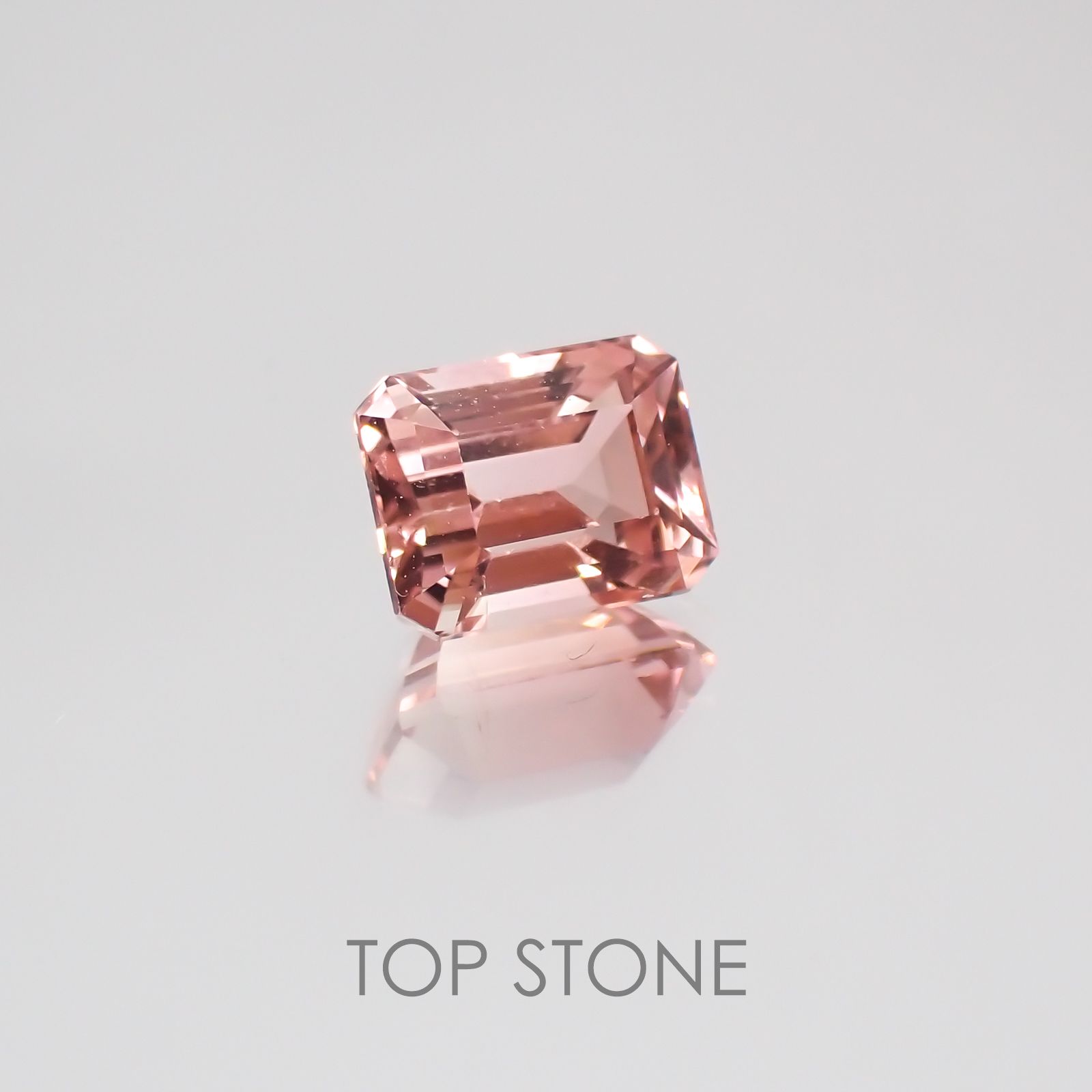 ピンクトルマリン パパラチャカラー ルワンダ産 ルース 1.14ct[21029986]6.4×5mm前後