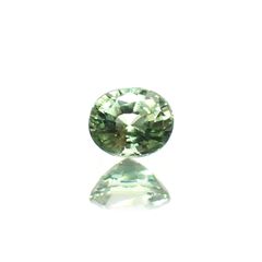 グリーンクリソベリル(宝石名クリソベリル)スリランカ/マダガスカル産 識別済 0.38ct / 4.4x3.7mm前後 [220114478]