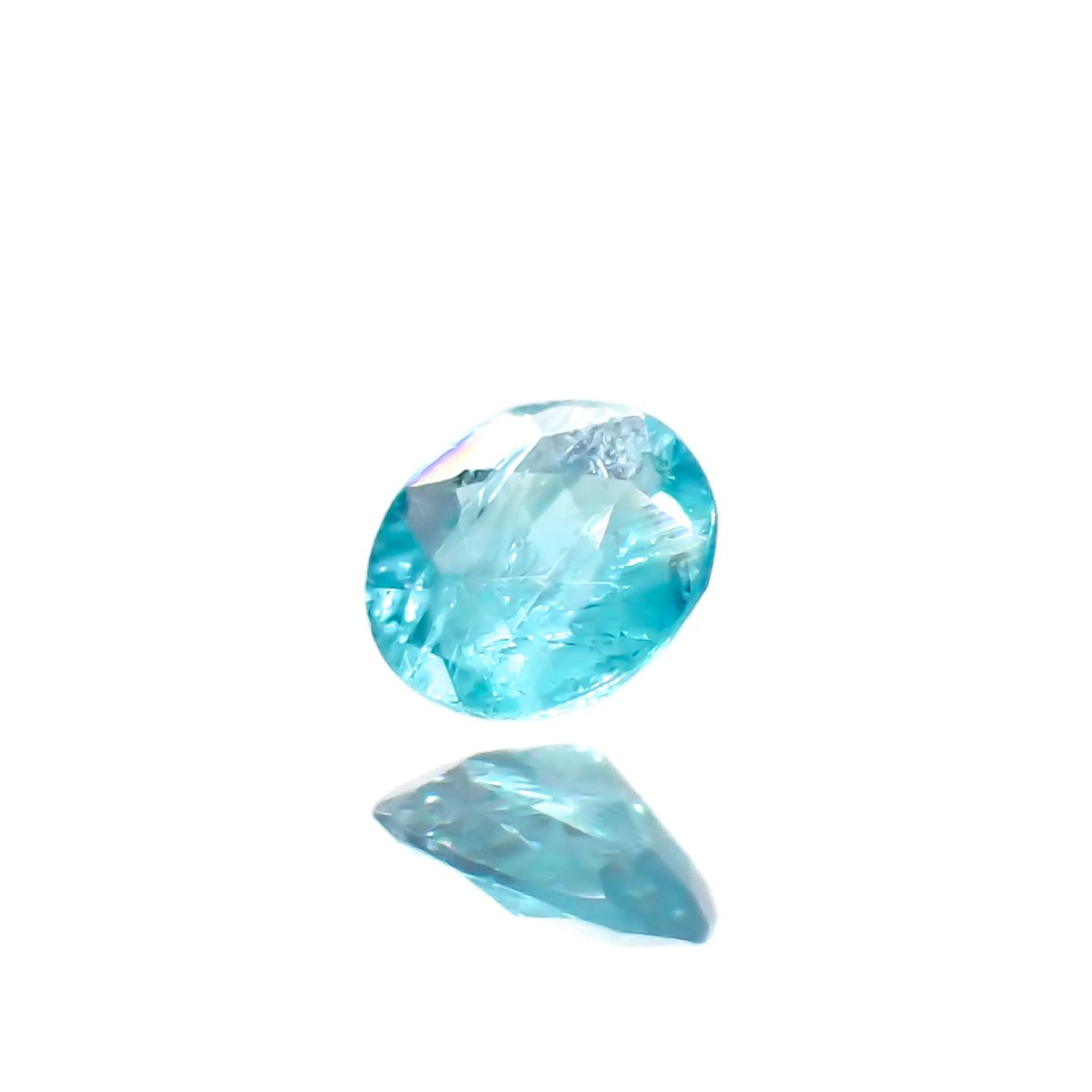 パライバトルマリン(宝石名トルマリン/別名パライバ・トルマリン)ブラジル・パライバ州バターリャ鉱山産 0.049ct 識別済[230622336]2.5x2.5mm前後