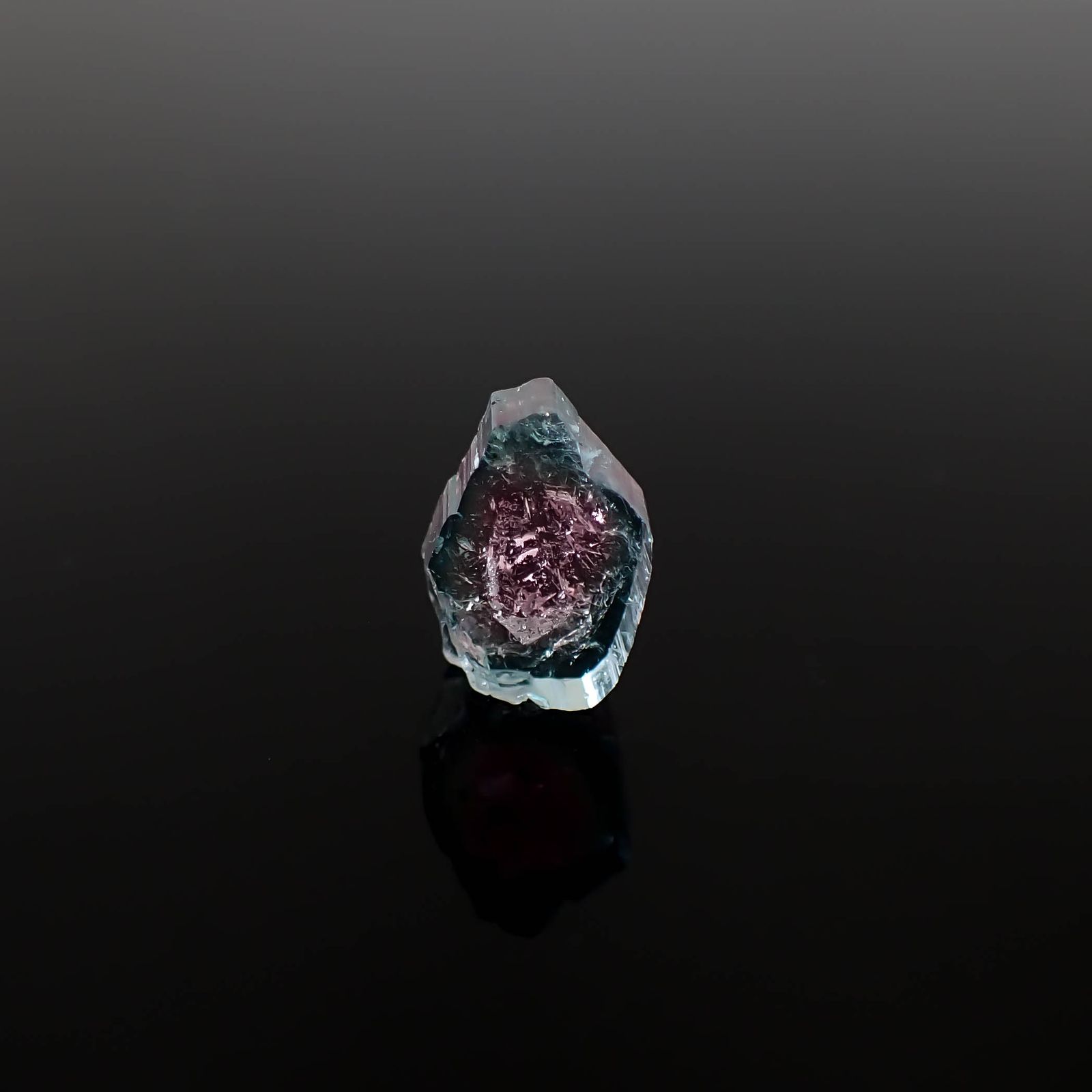 ウォーターメロントルマリン 原石スライス アフガニスタン産 3.37ct [250430211]11.4x8.3mm前後