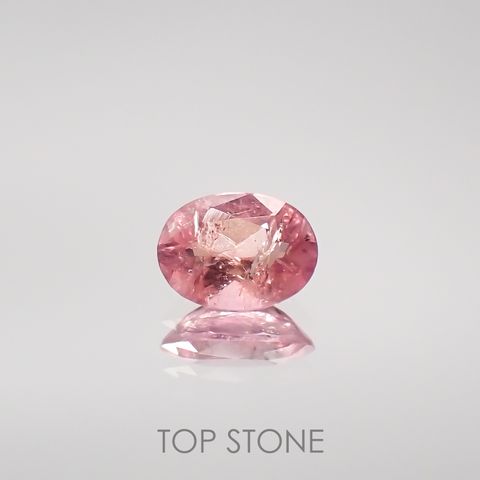 ペツォッタイト(ラズベリル)(宝石名ペツォッタイト) マダガスカル産 0.150ct ソ付(彩珠)[210611206]4.1×3mm前後