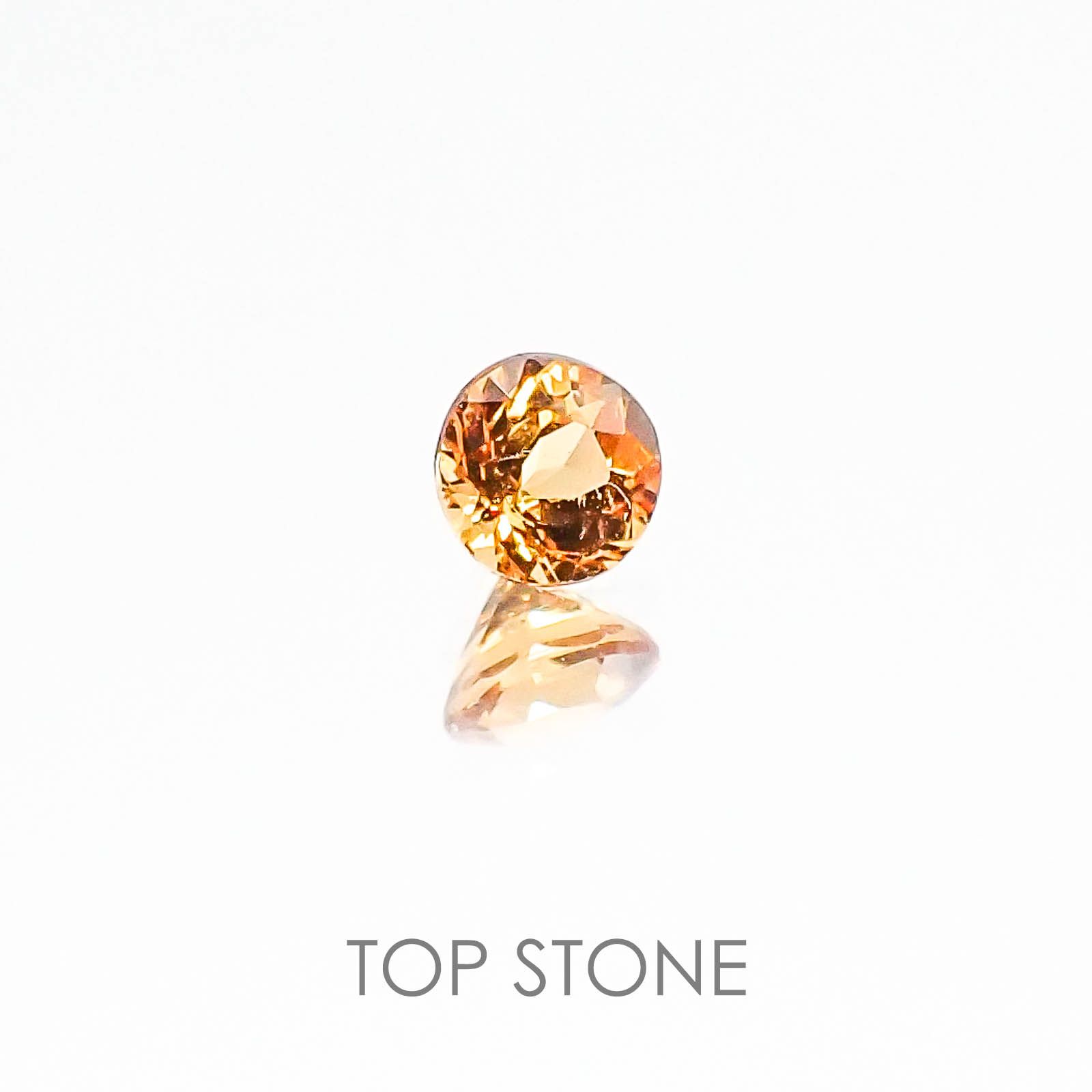 スペサルティンガーネット マンダリンオレンジカラー(宝石名スペサルティン・ガーネット) ケニア産 0.16ct 識別済[20084394]3.2×3.2mm前後