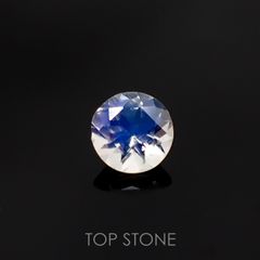 レインボームーンストーン(アンデシンラブラドライト)  インド・ビハール産 ルース 0.66ct[210611287]5.9×5.9mm前後
