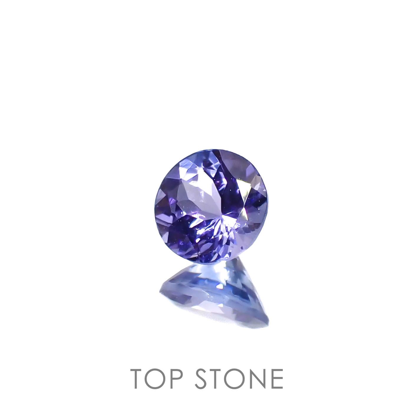タンザナイト(宝石名タンザナイト)タンザニア産 0.52ct 識別済[230120199]5x4.9mm前後