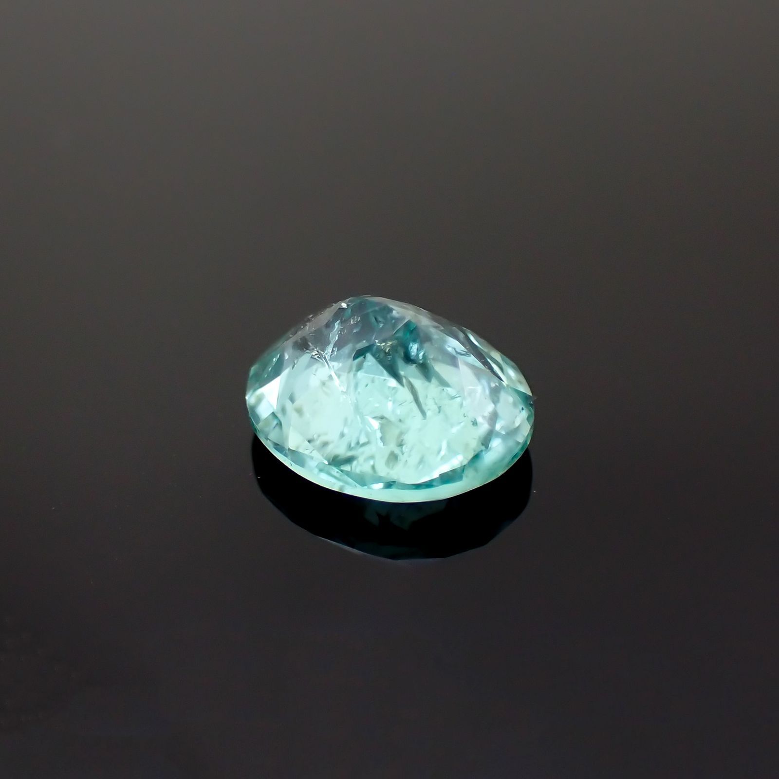 パライバトルマリン モザンビーク産 1.40ct[19111758]7.8×6.8mm前後