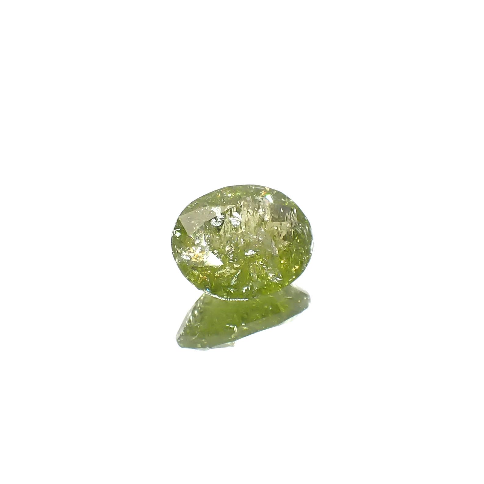 イリデッセンスクロムトルマリン ケニア産 2.35ct[240928939]10.1x8.1mm前後