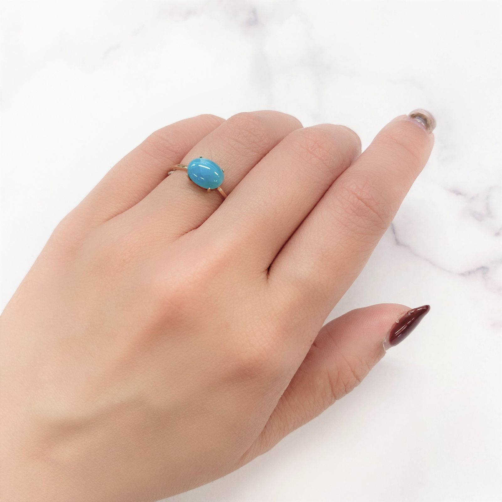 ヘミモルファイト(宝石名ヘミモルファイト)コンゴ民主共和国産 2.05ct 識別済[230521998]8.8x6.5mm前後