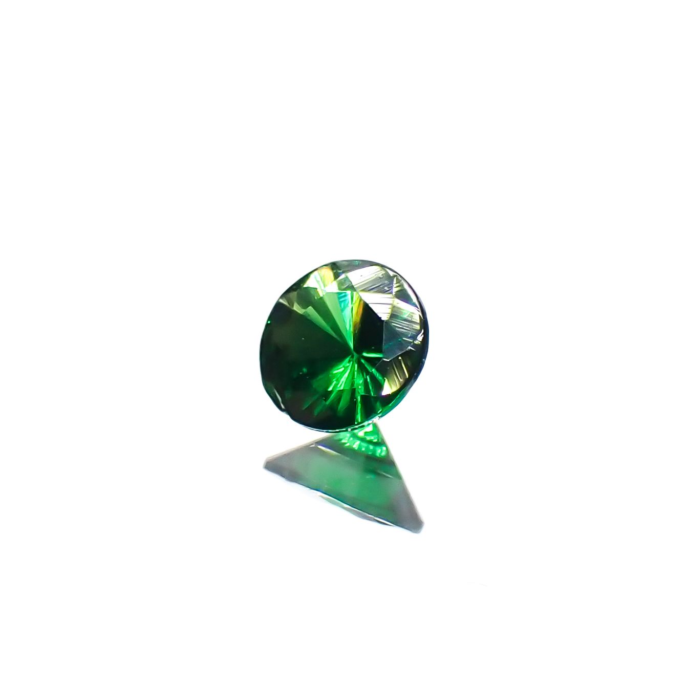 ツァボライト(宝石名グリーン グロッシュラー・ガーネット)タンザニア産 0.10ct 識別済[240226090]3x3mm前後