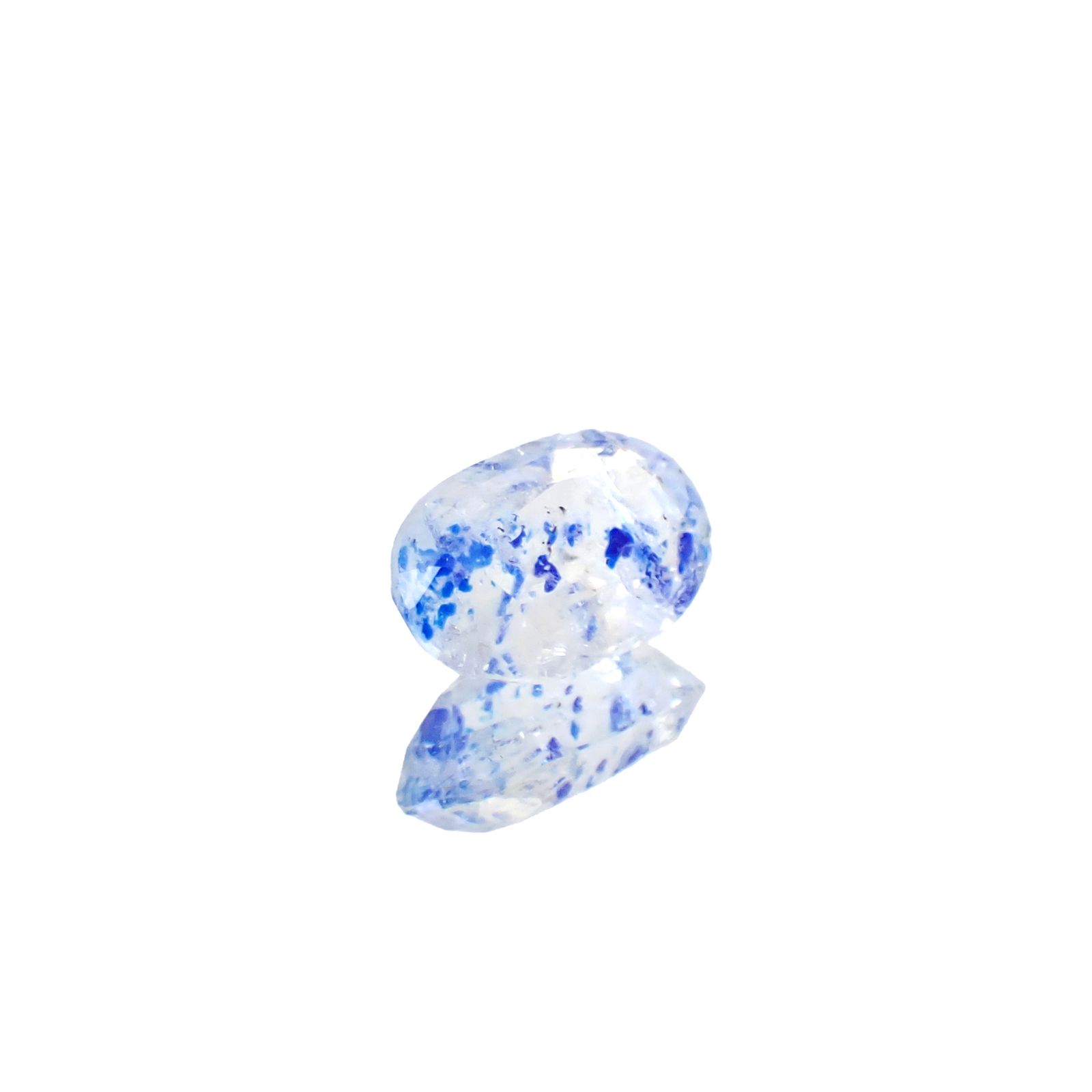 ラズライトインソーダライト フルオレッセンス アフガニスタン産 0.58ct [250530466]7.2x4.7mm前後