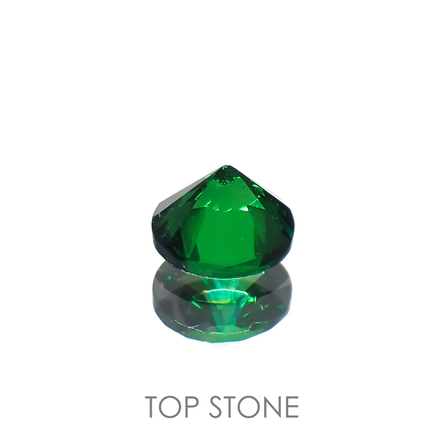 ツァボライト(宝石名ガーネット)タンザニア産 0.14ct 識別済[221018715]3.2x3.2mm前後