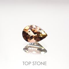 バイカラーアンダリュサイト(宝石名アンダリュサイト)スリランカ/マダガスカル産 0.74ct 識別済[220515705]7.1x4.9mm前後