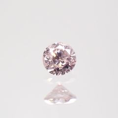 ピンクダイヤモンド(宝石名ダイヤモンド) I-2 / FANCY LIGHT PINK 0.038ct ソ付(CGL)[210812235]2×2.1mm前後