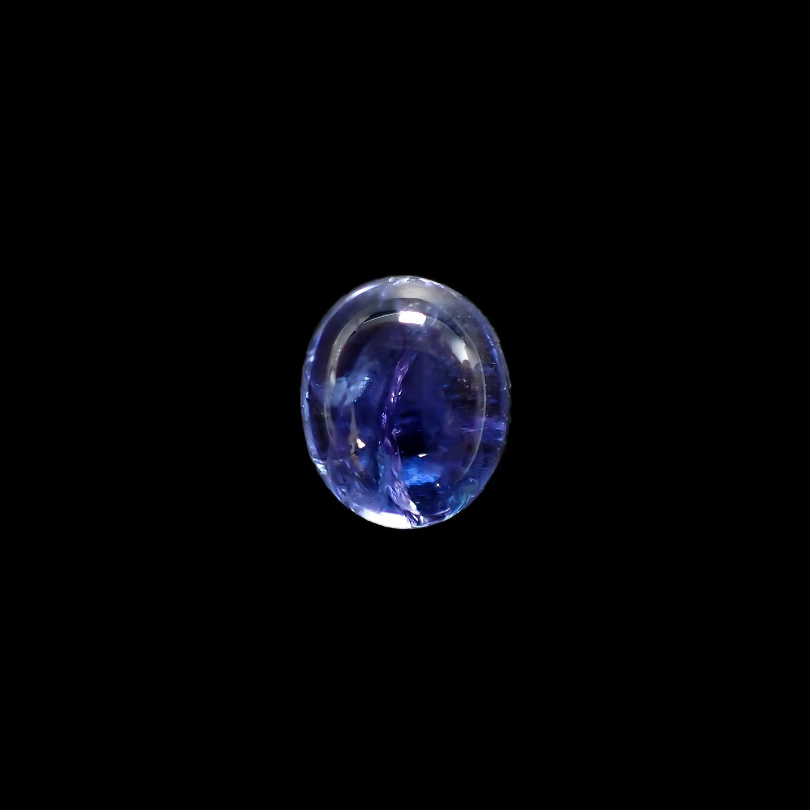 バイカラータンザナイト(宝石名バイカラー・ゾイサイト) タンザニア産 5.69ct 識別済[210912238]11×9.1mm前後