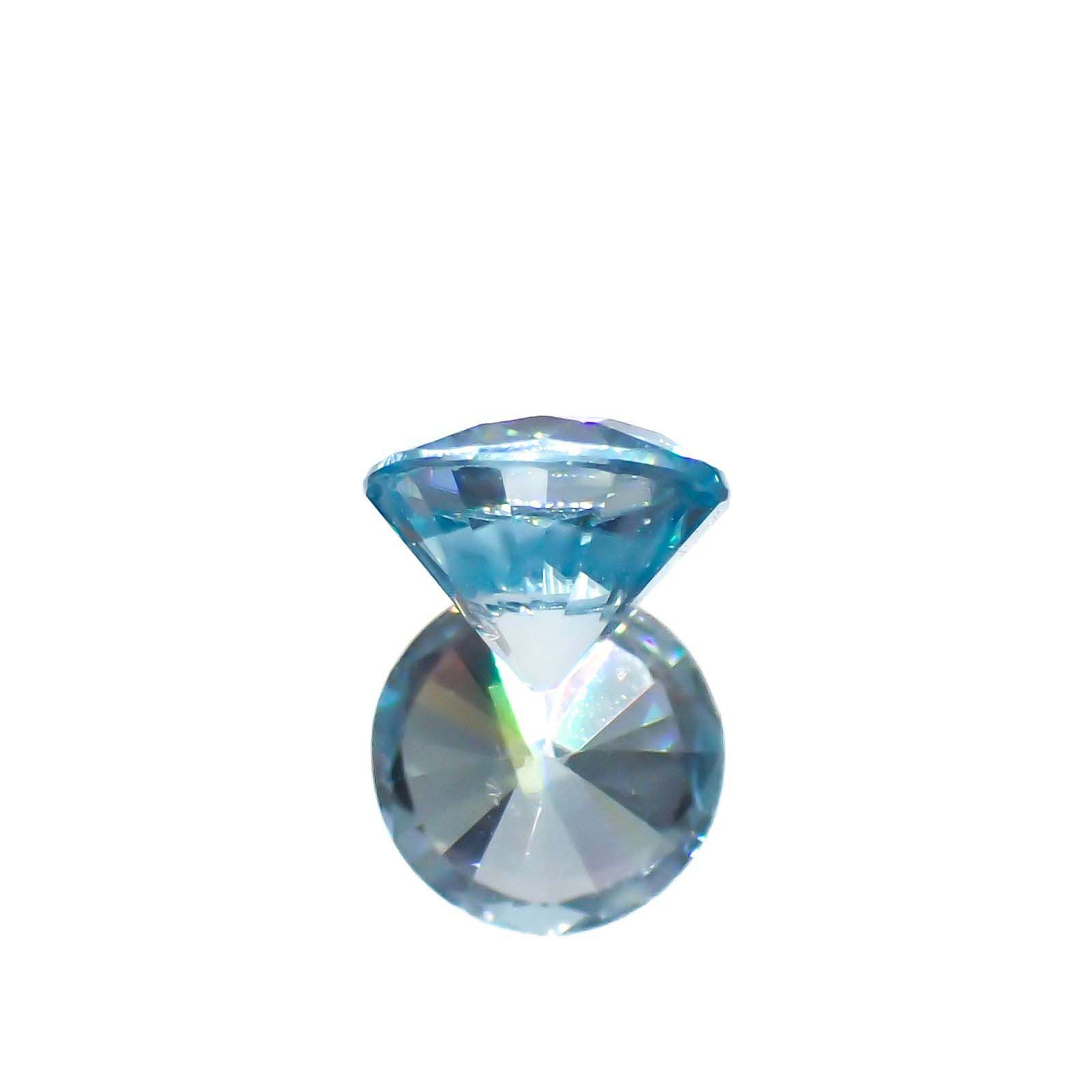 アイスブルージルコン カンボジア産 0.78ct[221018653]5.1x5.1mm前後