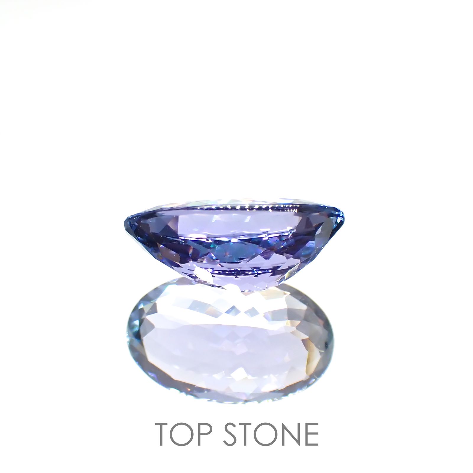 パーティカラータンザナイト(宝石名タンザナイト) タンザニア産 2.424ct ソ付(彩珠)[210410412]11.2×7mm前後