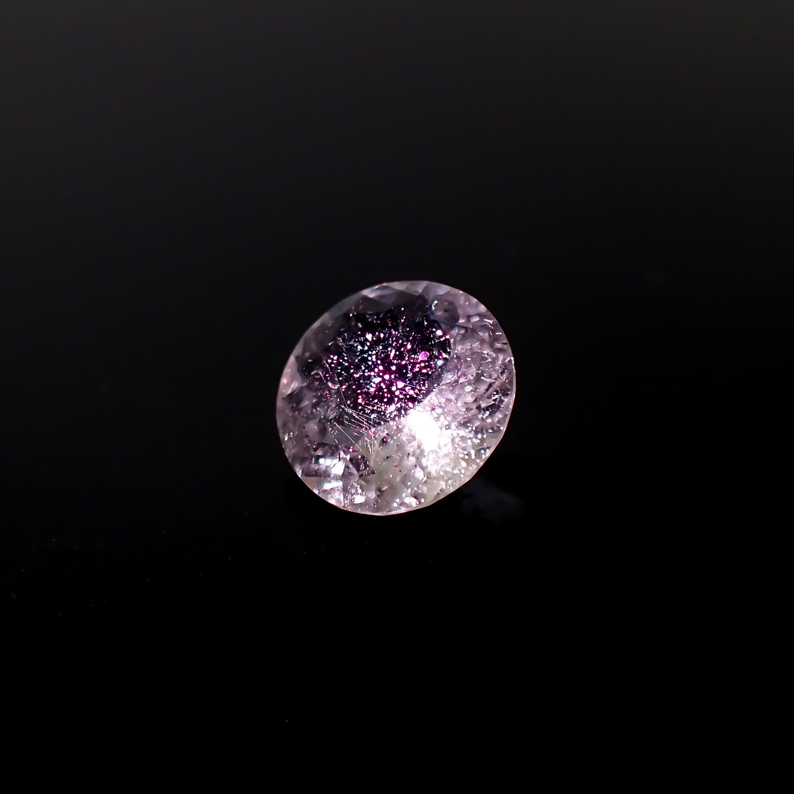 ティンカーベルクォーツ ブラジル産 1.67ct[230923478]8.7x8.6mm前後