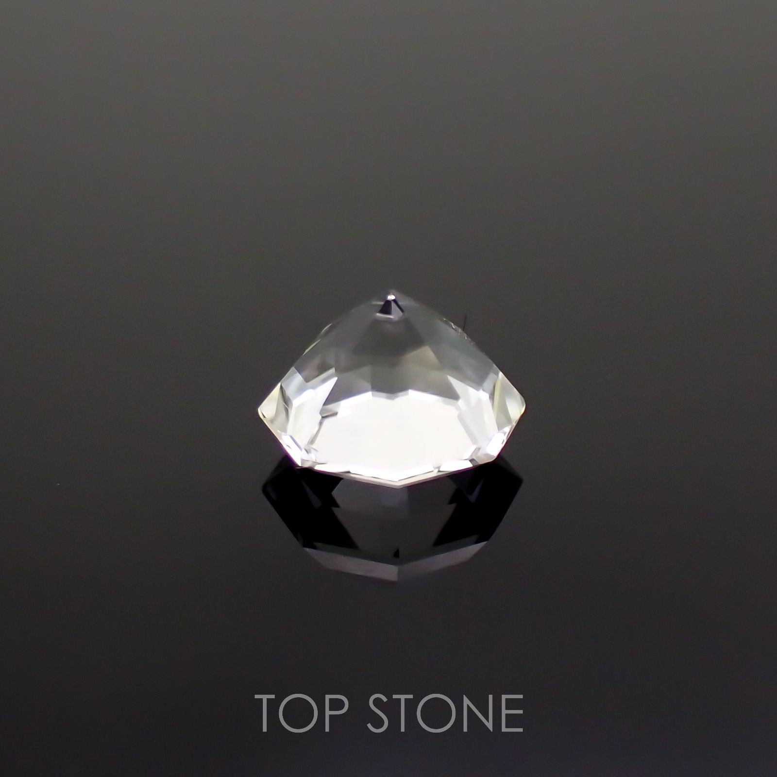 ◇オクタゴンカット◇レムリアンシードクリスタル(保証シール付き) ブラジル産 0.82ct[221018284]5.9x5.9mm前後
