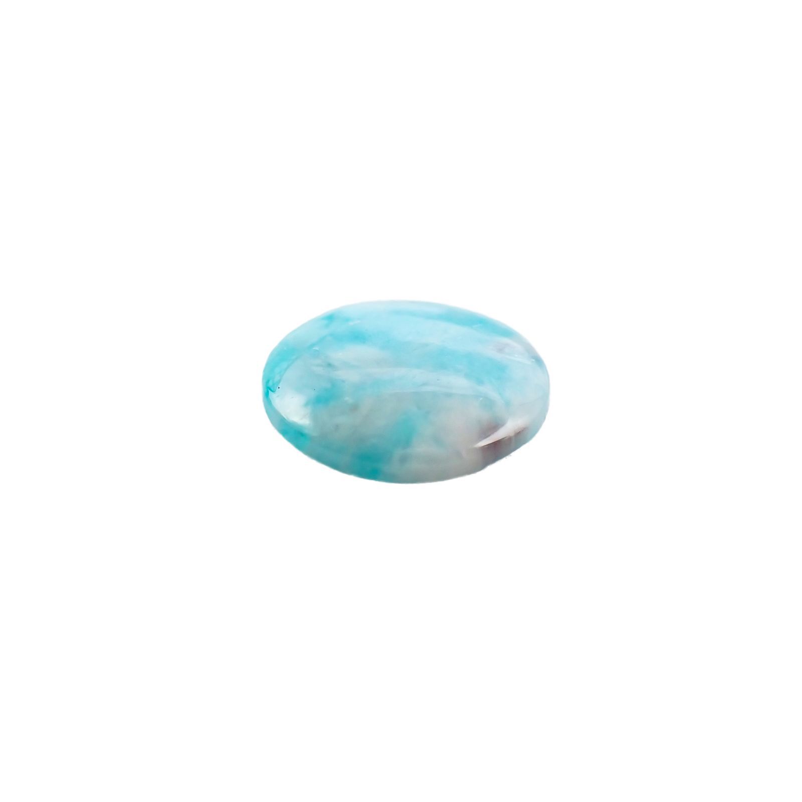 パライバトルマリンインクォーツ ブラジル産 ルース 2.04ct[210510842-B]10×10mm前後