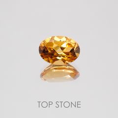 インペリアルガーネット(ヘソナイト) スリランカ産 ルース 0.98ct[20128779]7×4.9mm前後